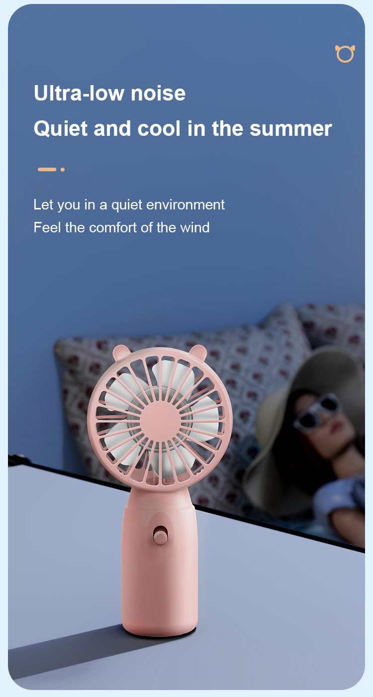 mini fan K2, portable fan K2, handheld fan K2,  small fan K2, pocket fan, handy fan K2